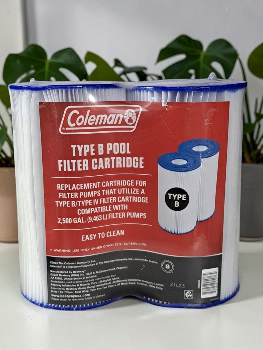 2 Pack Coleman Type IV / Type B Pool Filter Pump Replacement